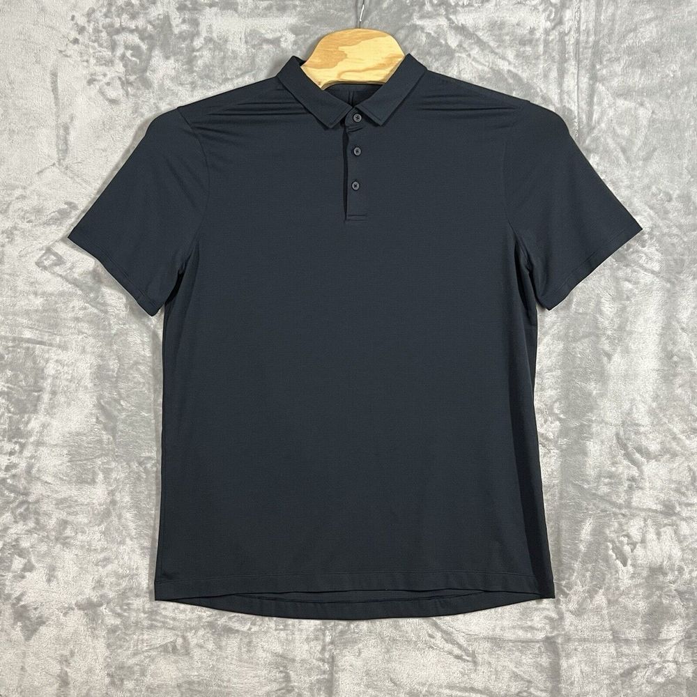 lululemon athletica Black Polo Shirt